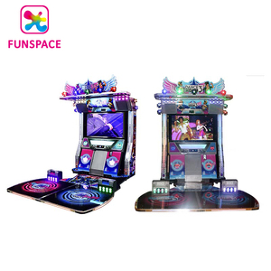 Funspace 2 người chơi âm nhạc khiêu vũ mô phỏng máy Arcade trò chơi khiêu vũ Máy/Video âm nhạc nhảy múa trò chơi máy - Product Image 6