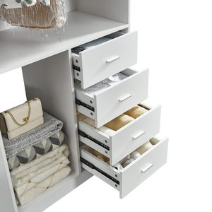 Độc đáo mở rộng bảng điều khiển đi bộ trong tủ quần áo tủ quần áo cho phụ nữ hiện đại NỘI THẤT PHÒNG NGỦ cho khách sạn và biệt thự sử dụng - Product Image 5