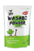 Poudre et pâte de wasabi de style japonais Offre Spéciale 2.5g et 1kg pour le service alimentaire et la vente au détail