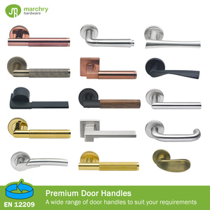 Poignée de porte moderne en acier inoxydable Poignée de porte de couleur noire pour porte en bois - Product Image 6