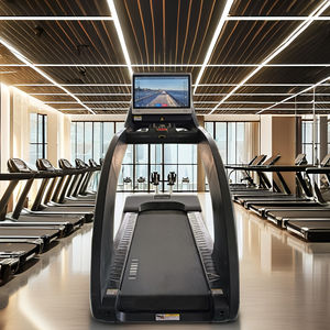 QLK venda quente TT-001 Unpowered esteira auto-propelido ginásio Fitness equipamentos com freqüência cardíaca sem fio teste tipo de condução elétrica - Product Image 3