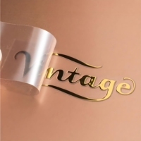 Étiquettes autocollantes en cristal 3D UV DTF personnalisées pour la différenciation des flacons de parfum, impression en petites séries
