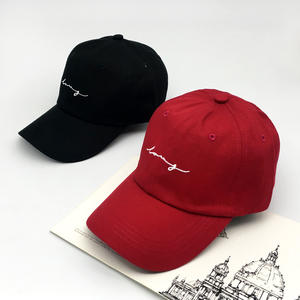 Wholesale Custom logo Dad <b>Hat</b> Embroidered 6 Panel Baseball Cap - Product Image 4