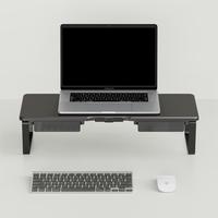 Venta caliente almacenamiento multifunción de doble cajón con soporte para teléfono móvil IMac Notebook monitor de computadora soporte elevador para computadora portátil