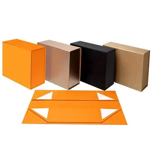 Изготовленная на заказ Складная магнитная бумажная коробка для подарка Косметическая одежда обувь