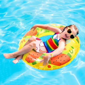 Paquete de 3 Anillos Inflables de Natación con Forma de Frutas y Animales Marinos para Niños y Adultos - Product Image 4