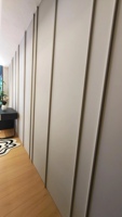 Panneau mural en alliage d'aluminium, résistant à l'humidité et à la déformation, villa, meubles et décoration intérieure, mobilier métallique