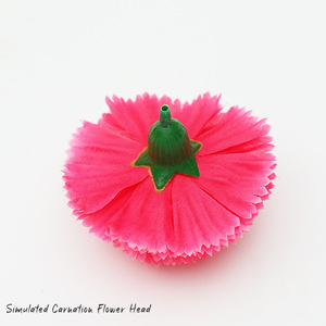 Cabezas de Flores de Clavel Artificiales de 6 cm, Flores de Seda de Alta Simulación, Accesorios de Decoración para Bodas - Product Image 4