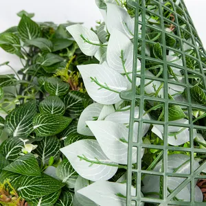 ZC Hot 판매 저렴한 도매 인공 예술 녹색 식물 벽, 가짜 식물 벽
