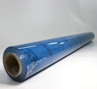 Film PVC Super Jernih Transparan Tebal 0.1mm Gulungan PVC Lembut untuk Pembuatan Tas Tekstil