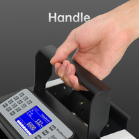 Machine à compter l'argent rechargeable P20, compteur de billets pas cher, UV MG IR, compteur de billets avec batterie MMK PKR