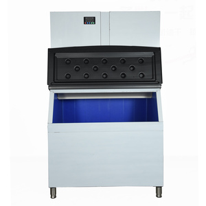 Sản xuất chia làm mát không khí thương mại 1000kg Cube Khối Ice Maker với động cơ máy nén & bánh tự động máy nước đá tại Trung Quốc - Product Image 1