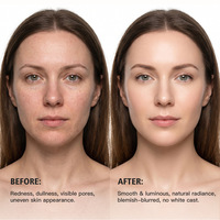 Crème Correctrice 3 Couleurs SPF50 PA+++ Base de Maquillage Écran Solaire Imperméable Contrôle du Sébum Correcteur de Couleur 40g
