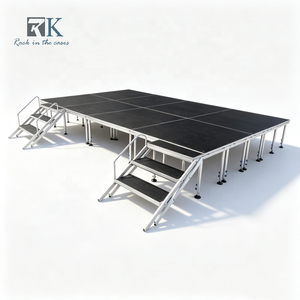 Plataforma de Escenario para Eventos, de Aluminio, con Patas Ajustables, Precio de Fábrica, para Bodas, Conciertos y Eventos - Product Image 1