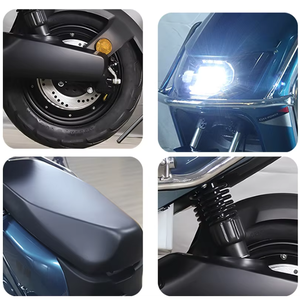 Batería de Litio de 1500W 72V, Velocidad de 61-80km/h, 150km de Autonomía, Frenos de Disco, Eléctrico de 2000w - Product Image 2