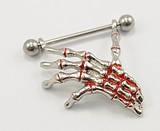 Nique lack Kull Piercing ewelry para pple ipple y Elly tton utton con Tuand-Shaped TUDS - Product Image 6