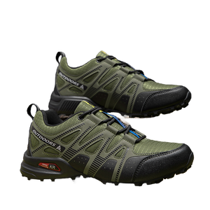 Zapatos de Senderismo para Hombre Solomon, Zapatillas Escocesas con Cordones, Zapatos Casuales Resistentes con Forro de Malla para Senderismo y Correr - Product Image 2