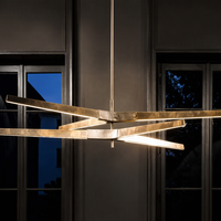 Luminaire suspendu de luxe léger pour hall d'hôtel, restaurant, éclairage intérieur, conception personnalisée, grand luminaire suspendu