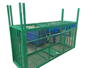 <span class=keywords><strong>Cage</strong></span> carrée à deux portes pour les animaux, longueur 2200mm et largeur 800mm, piège à animaux - Product Image 2