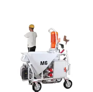 High Quality 220V Gypsum Dry Powder Spray Machine for Exterior and Interior Wall Plastering with Reliable Motor and Engine