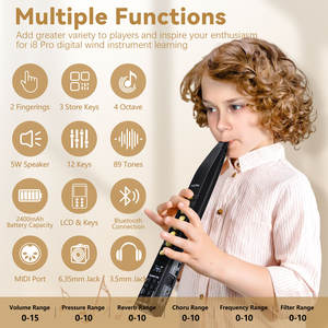 Sarbacane <span class=keywords><strong>électrique</strong></span> miniature saxophone électronique flûte instrument à vent numérique - Product Image 2