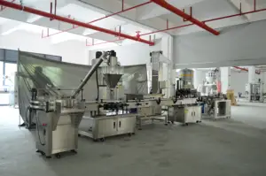 Factory Price Automatic Jar Bottle Filler Sealing Capping Line Spice Powder Packing Filling Machine 1-100g