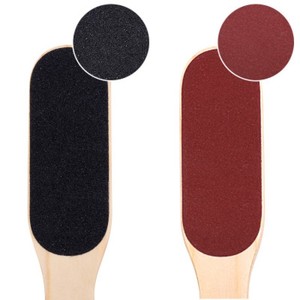 Pedicura profesional Eliminador de callos de piel muerta <span class=keywords><strong>Pies</strong></span> Escofina Lavable Lima de pie de acero inoxidable Lima de pie de madera - Product Image 4