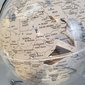 Wellfun trang trí tường Acrylic đèn thế giới câu đố thông minh tùy chỉnh trang trí khung ảnh xoay khung ảnh trang trí - Product Image 6