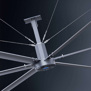 Oem công nghiệp hvls Quạt thông gió lưu lượng không khí tùy chỉnh Heavy Duty công nghiệp quạt trần với IP 55 bảo vệ - Product Image 3