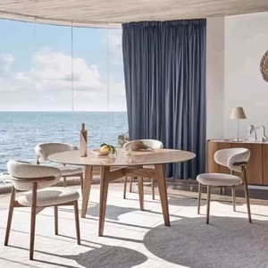 Silla de <span class=keywords><strong>Comedor</strong></span> Nórdica Moderna de Madera Maciza con Respaldo, Precio de Fábrica, para <span class=keywords><strong>Comedor</strong></span>, Sala de Estar Familiar o Uso en Hoteles - Product Image 4