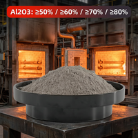 Ciment d'aluminate de calcium à haute teneur en alumine CA65 64-66% Al2O3 pour chauffage pétrochimique - Réfractarité 1680 ℃   & CCS 45MPa