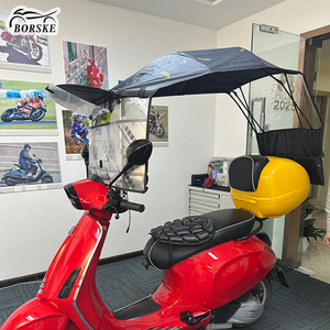 Parasol Delantero Moderno para Scooter Borske, Duradero, Protección Solar para Todo Clima, Impermeable, Plegable, de Instalación y Desmontaje Rápidos, para Motocicleta - Product Image 4