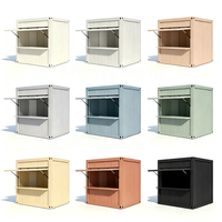 Kiosque modulaire en conteneur 3x3x2,8m, préfabriqué, portable, écologique, léger, design moderne, montage facile, pour bureau ou bâtiment