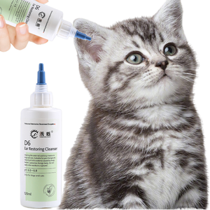 Solution de nettoyage des oreilles de luxe pour chiens et chats 200mL avec soin des ulcérations stocké certifié CE ISO - Product Image 1