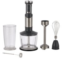 Blender Tangan Elektrik 4-in-1 Baru dengan Kecepatan Variabel, Alat Dapur Portabel dari Baja Tahan Karat untuk Smoothie dan Pengadukan Imersi