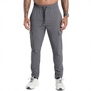 Canvas 400g Lightweight Straight Mid Waist Casual Men's <b>Trousers</b> Corded <b>Drawstring</b> Loose Breathable Windproof Fashion Pants - Product Image 1