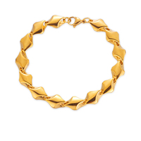 Bijoux pour femmes, collier en acier inoxydable plaqué électrolytique fait main, couleur assortie, design de niche, bracelet à maillons