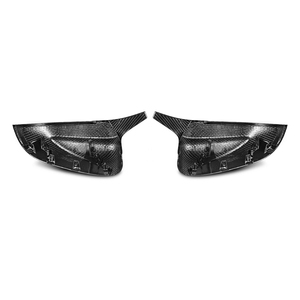 Cubiertas de Espejos Retrovisores Laterales Exteriores de Fibra de Carbono Real, Reemplazo Directo para BMW G01 G02 G05 G06 G07 G08 2019-IN - Product Image 6