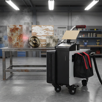 Machine de nettoyage au laser à fibre pulsée de haute précision pour le nettoyage non destructif des moules de pneus en caoutchouc injecté