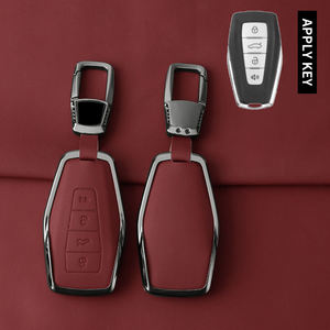 เคสใส่กุญแจรถยนต์หนังสังกะสีอัลลอยใหม่สำหรับ Geely EMGRAND X7 EX7 coolray Atlas Boyue NL3 GT GC9 Borui - Product Image 1