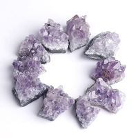 3 - 5 cm naturale piccolo cluster di cristallo grezzo ametista cluster di cristallo per feng shui