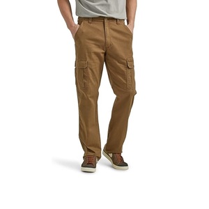 Pantalones Cargo rectos informales de talla grande para hombre, precio al por mayor, diseño personalizado, tejido elegante con múltiples bolsillos de Color sólido - Product Image 4