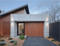 Porte de garage sectionnelle en acier de qualité export pour usage extérieur, entrepôt domestique, usine commerciale, expédition en conteneur complet