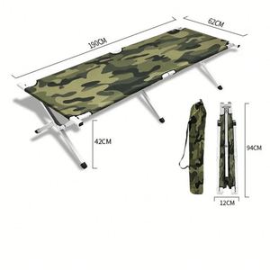 Lit de camping pliable en aluminium fiable pour les vacances - Product Image 3