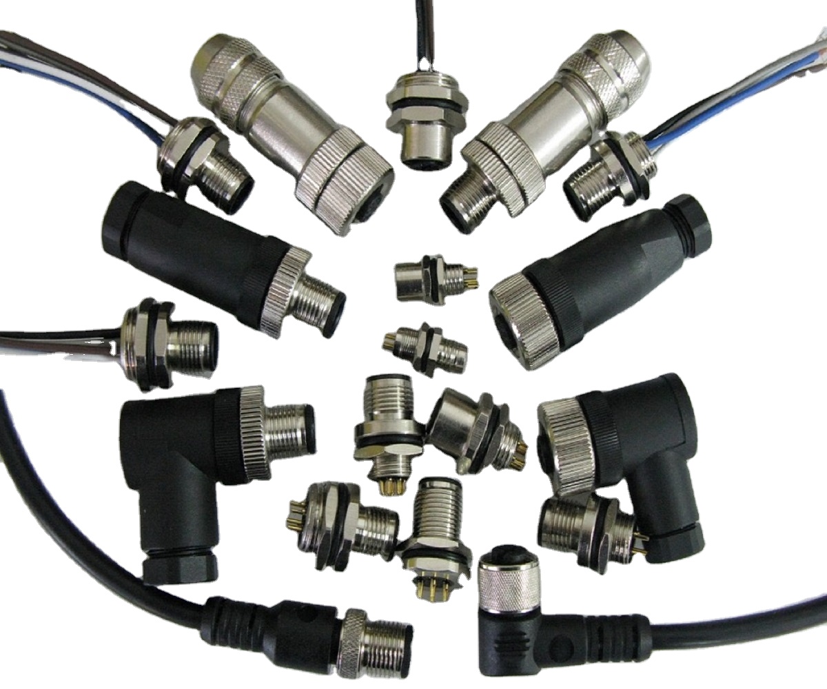 M12 водонепроницаемый разъем M12 водонепроницаемый разъем 8pin M12 кабель