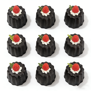 Hojas de menta de plástico, crema de frambuesa, alimentos artificiales ecológicos, accesorios de decoración para fiestas, para panadería y promociones. - Product Image 1