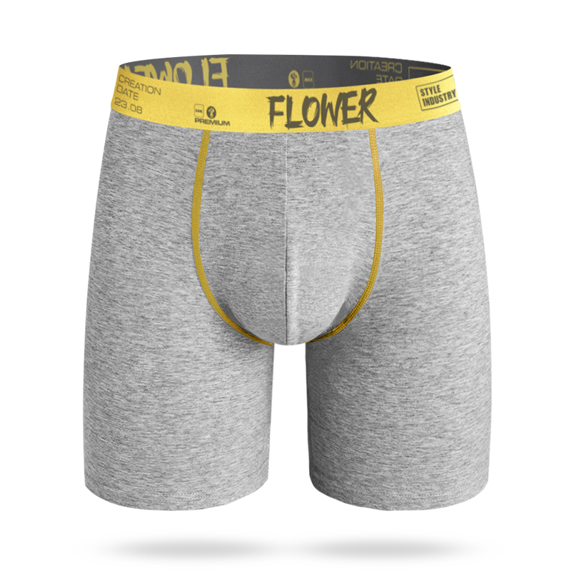 Grey+ Yellow Waistband