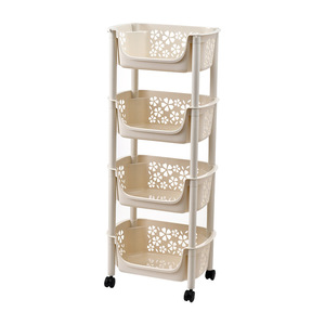 Étagère mobile multi-niveaux sur roulettes, écologique et durable, pour cuisine, armoire et outils - Product Image 6