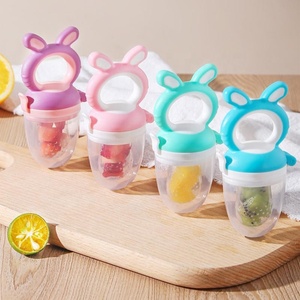 Vente en gros usine : <span class=keywords><strong>Sucette</strong></span> d'alimentation pour bébé en silicone pour fruits frais, motif dessin animé - Product Image 4