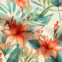 Tissu jersey 100% polyester imprimé numériquement, extensible et doux, design personnalisé, vente en gros de robes en forme de A